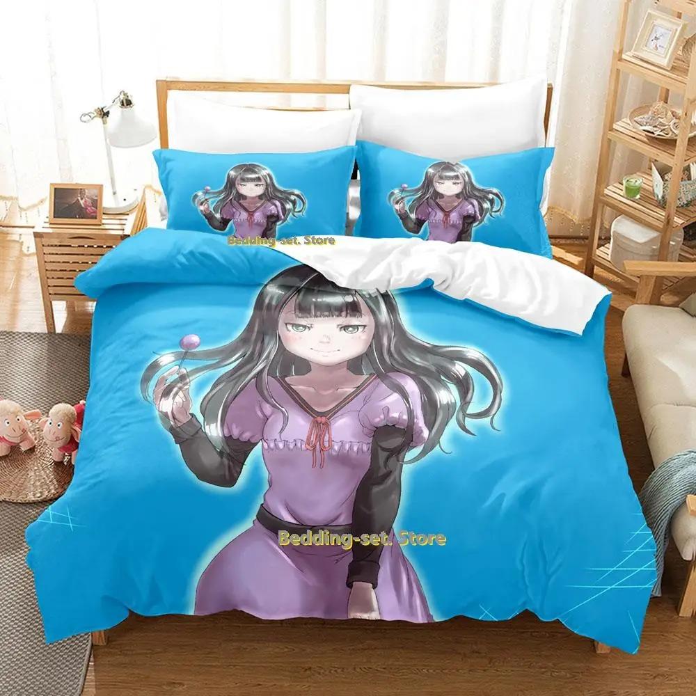 Kawaii Hi Score Girl Bettwäscheset Einzelbett Twin Full Queen King Size Bettset Erwachsene Kind Schlafzimmer Bettbezugsets Mädchen Anime Bett