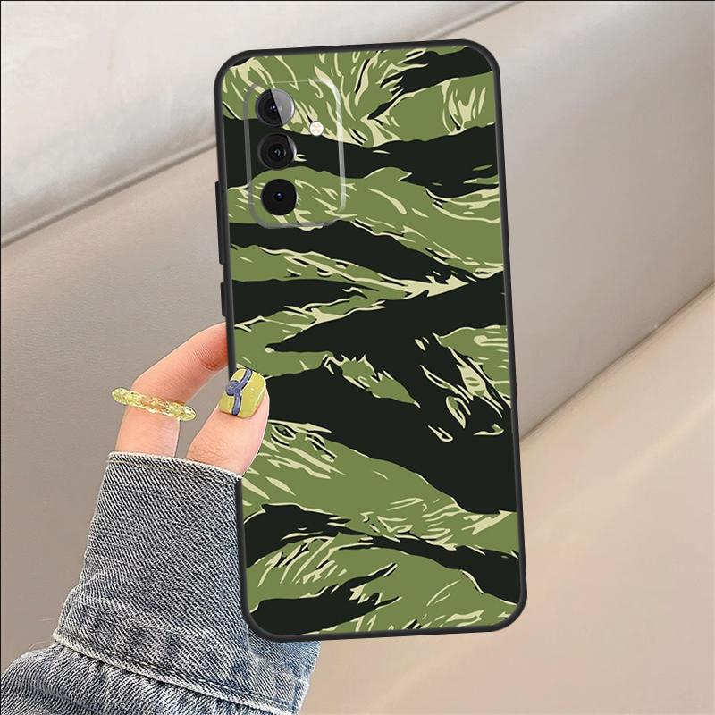Funda con Patrón de Camuflaje para Samsung Galaxy A54 A14 A36 A16 A33 A56 A26 A15 A55 A53 A35 A22 A32 A52 A34 A05 A06