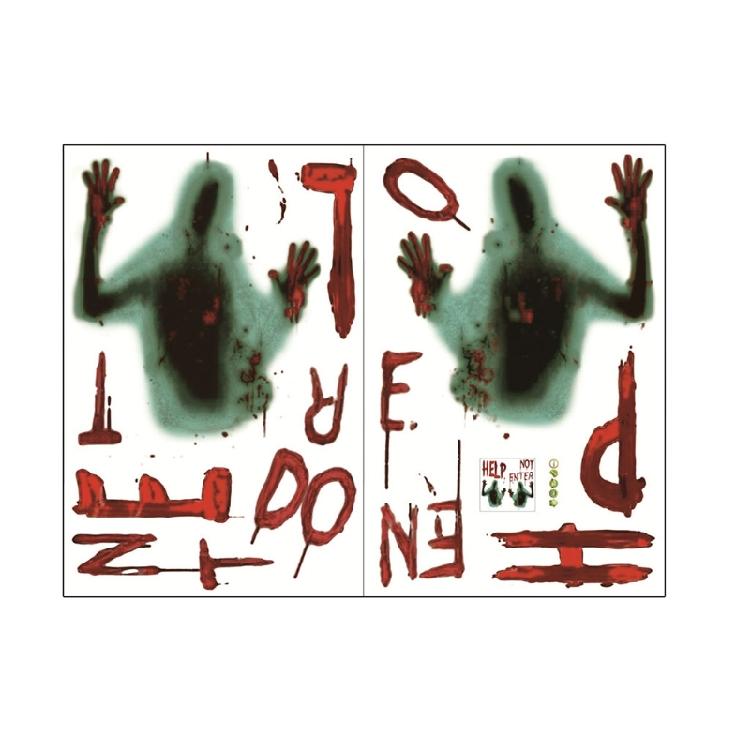 Halloween Stickers Decorations Clings for Adults for Auto Door Window Home Tags