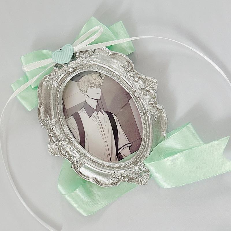 Vintage Photo Frame Card Holder with Cute Bow Knot 3 Inch Kpop Idol Photocard Sleeves Kawaii Card Binder European Style 2025 New