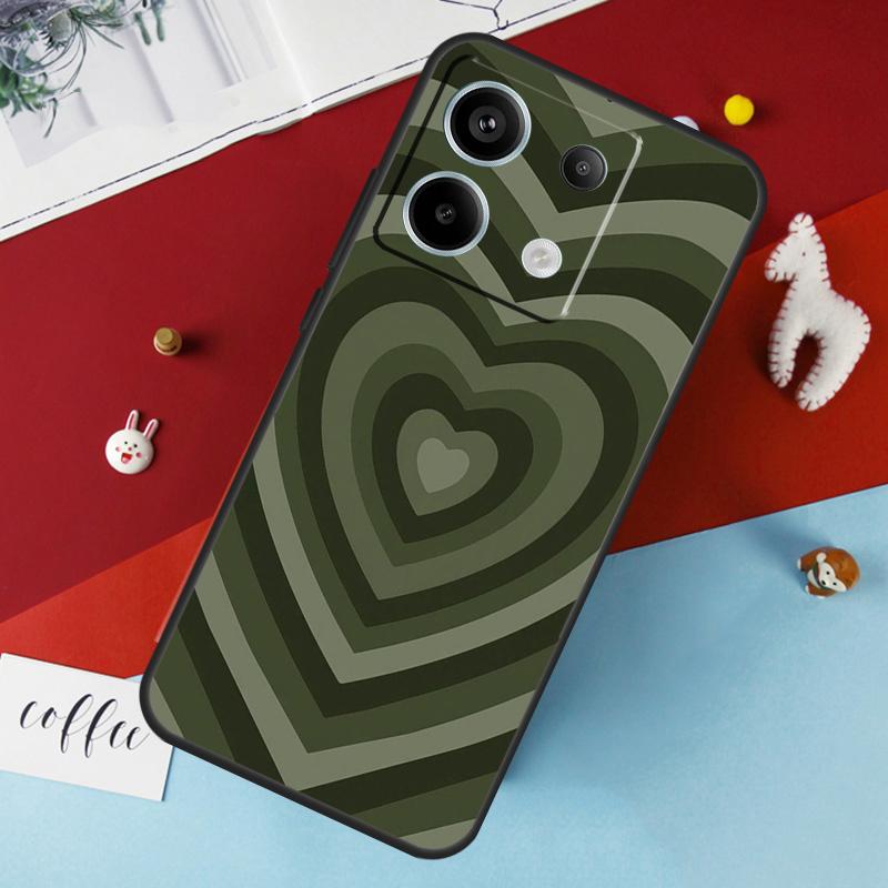 Colorful Heart Circle Love Case For Xiaomi Redmi Note 14 Pro 13 12 11 10 15 Pro Plus Redmi 14C 15C 10C 12C 13C 15 Cover