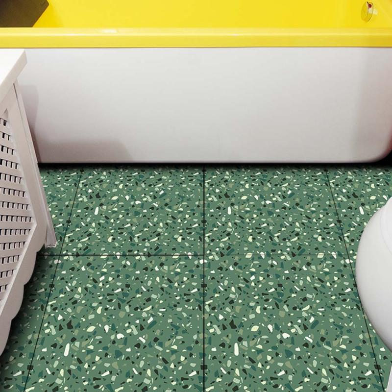 4 buc 30X30cm Autocolant de podea cu aspect de faianță simulat Baie Bucătărie Autocolante de perete impermeabile Decor pentru casă