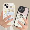 C-Chii-kawa Phone Case Hard Leather For iPhone 16 15 14 13 12 Mini 11 14 Pro Max Xs X Xr 7 8 Plus Fundas