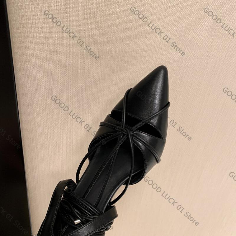 Fashion Summer Pointy 8cm Slim High Heels Sandals Graduation Ceremony Crossed Buckle Roman Silver/white Short Skirt Sexy Sandals 33-41