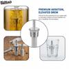 Stainless Silver Homebrew Oxygenation Diffusion Stone SS316L Steel Carbonation Aeration For Beer Wine Tool Bar 1/2" 1/8" NPTBarb