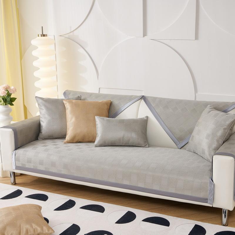 

Cool Sofa Cushion Summer Summer Non-Slip Summer Cool Cushion Sofa Mat Seat Cushion Ice Silk Seat Cushion Towel 70*70cm