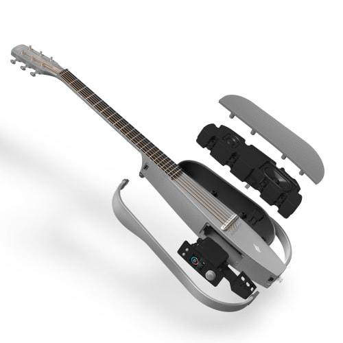 Akustická kytara Enya NEXG SE | Chytrá kytara, Cestovní kytara, Tichá kytara, Konstrukce z uhlíkových vláken, Bezdrátový náhlavní mikrofon, 30W bezdrátový reprodukto