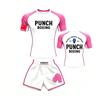 Kids MMA Training Gear Set Short Sleeve Boxing Uniform Muay Thai Kickboxing Combat Sports
