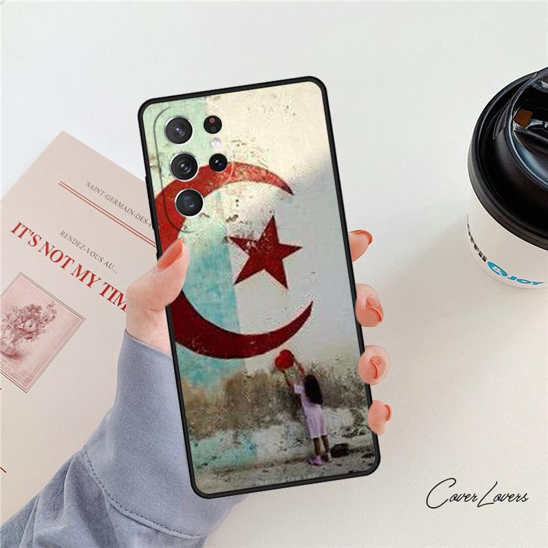 Algeria Flag phone case For Samsung Galaxy S24 S25 S23 S22 Ultra Note 10 20 Plus S20 S21 FE Cover