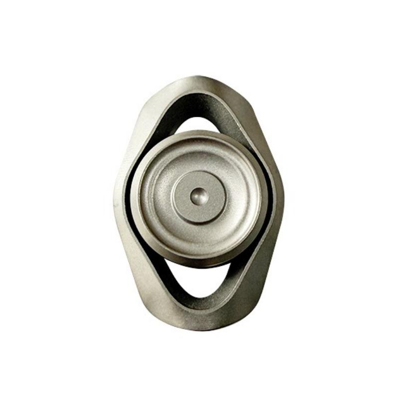 

Stainless Steel Metal Fidget Spinner Roller Fingertip Spinning Top Tip Gyro EDC Stress Relief Toy Adults Antistress Things серебряный