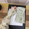Flower Chiffon Sunscreen Arm Covers Elastic Cycling Gloves Chinese Style Sleeves  Outdoor