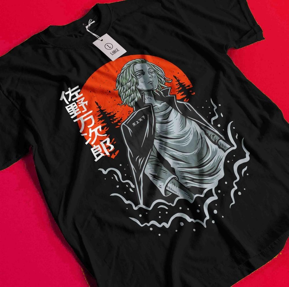 

Tokyo Revengers T-Shirt Manjiro Sano Shirt Takemichi Hanagaki Tshirt Ken Hakkai BB1288 S