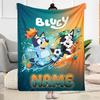 Bluey Sports Adventure Customize Your Name Blanket Gift Personalized Blanket Ultra-Soft Great for Seaside Couch Bed Home Decor Four Seasons Universal