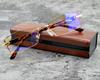 Men Luxury Rimless Royal Ministers Diamond Reading Glasses +0.75 +1 +1.5 +1.75 +2 +2.25 +2.5 +2.75 +3 +3.5 +4 WITH CASE