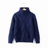 Children's Autumn Solid Color Knitted Jacket Long-sleeved Buttons Casual Sweater