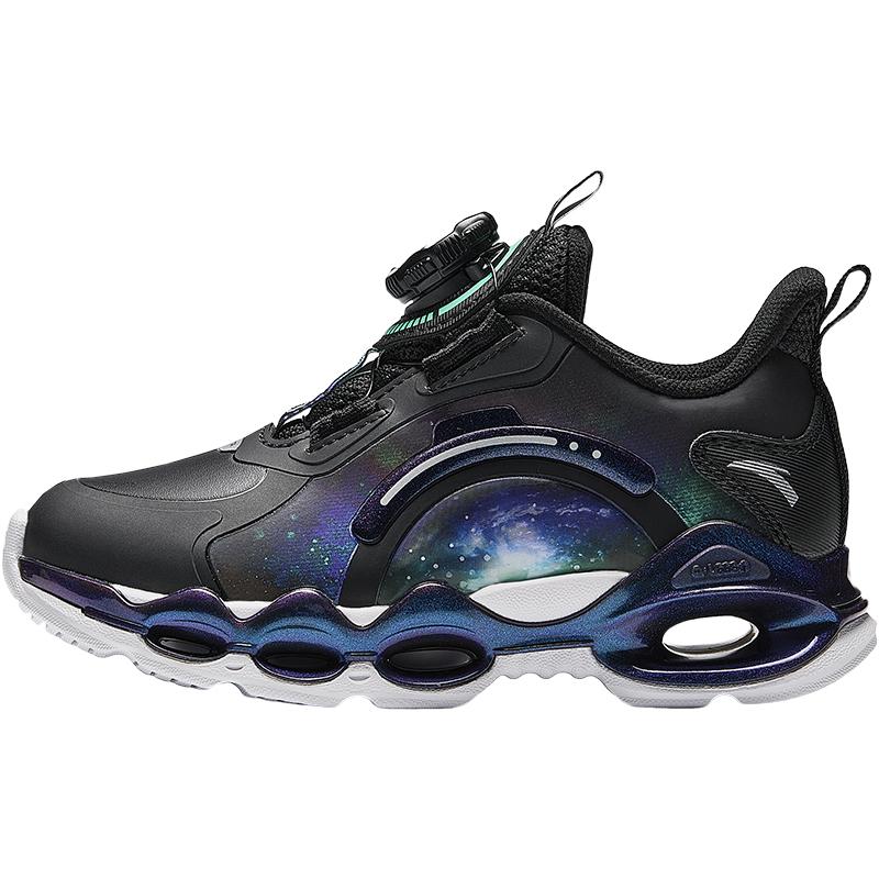 Anta Kids Energy Ring 10.0 Comfortable Versatile Durable Low-Top Running Shoes Kids sneaker Black 312449901N-4