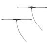 2 Pcs 915MHz FPV Antenna 2.5DBi T Type FPV Racing Drone Long Range Control Antenna with IPEX4 Connector