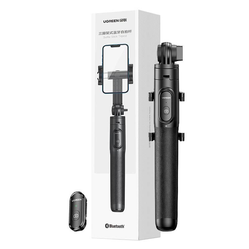 Selfie Stick Tripod Z Pilotem Bluetooth Ugreen 15062 (Czarny)