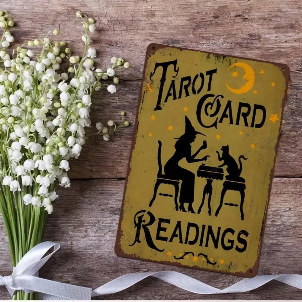 

Vintage Aluminum Metal Art Sign Tarot Wall Decor for Home Bar Cafe Garden TYA3230-20x30cm різнокольоровий