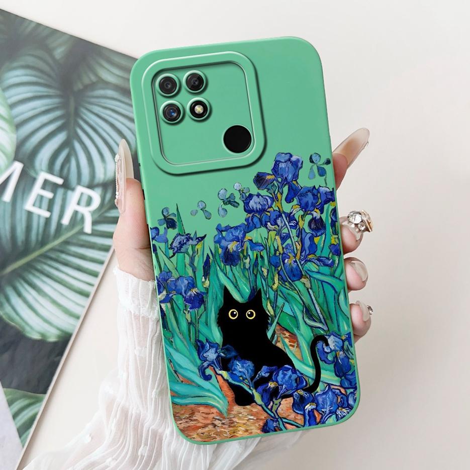 For Realme Narzo 50A Case RMX3430 Luxury Candy Painted Cover Soft Silicone Phone Case For Realme Narzo 50i Narzo50 A Shell Coque