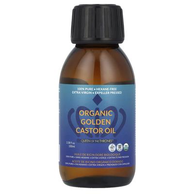 Organic Golden Castor Oil, 3.38 Fl Oz (100 Ml)