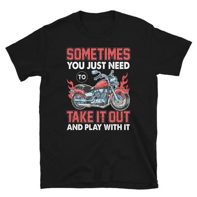 Burning Chopper Motorcycle Rider T-Shirt