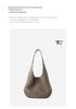Women's Genuine Leather Large Capacity Underarm Tote Bag - Versatile, High-End Bucket Shoulder Bag for Commuting