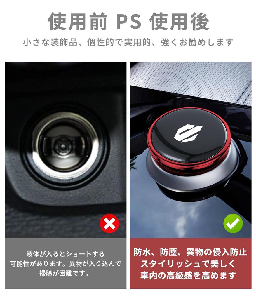 [For Alphard only] Cigarette Socket Cap, Car Lighter Plug Cover,