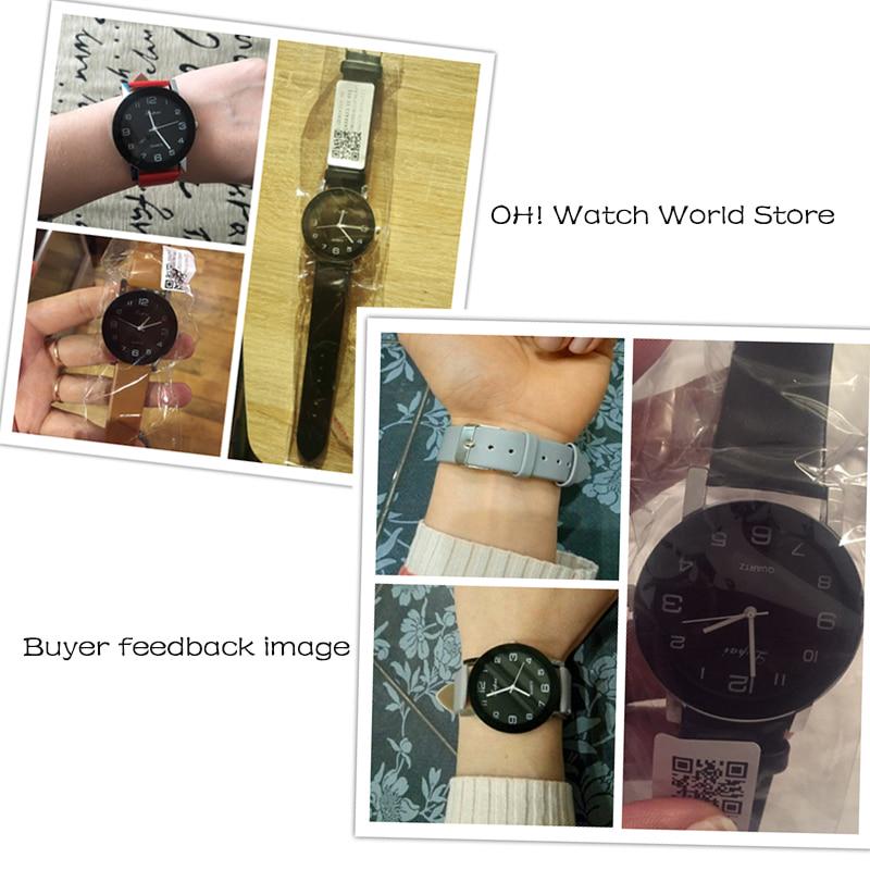 Lvpai Women's Casual Quartz Leather Band Watch Analog Valentine Gift Crystal Stainless Steel