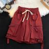 Men's Summer Gym Quick-drying Shorts Casual Fitness Streetwear Jogging Short Pants Multi-pocket Sport Casual Hip Cargo Short