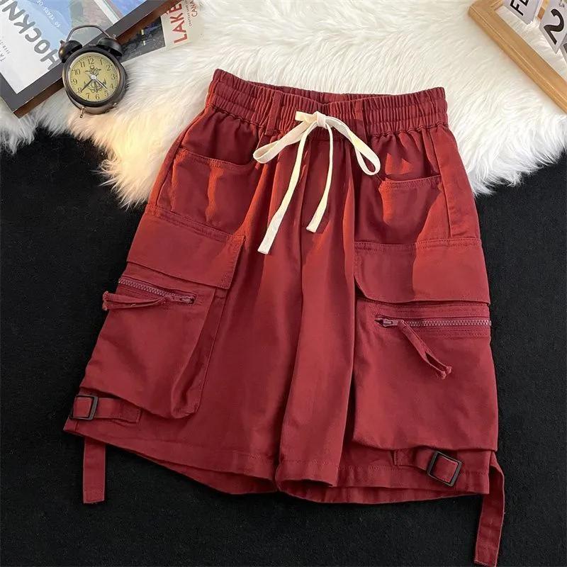 Men's Summer Gym Quick-drying Shorts Casual Fitness Streetwear Jogging Short Pants Multi-pocket Sport Casual Hip Cargo Short