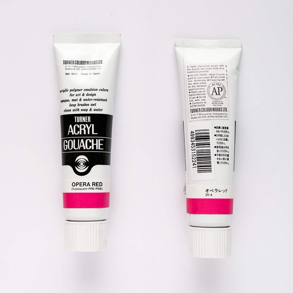 

Turner Color Acrylic Gouache Opera Red AG040024 40ml (No. 9)