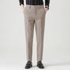Winter woolen thick men's casual pants youth elastic casual pants light business men's trousers