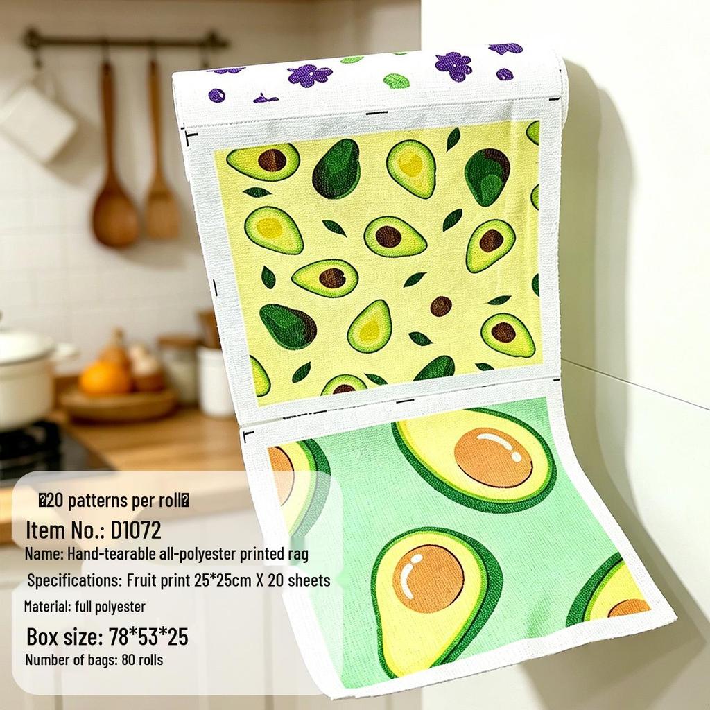 Thick Tearable Kitchen Towels - Absorbent & Easy-to-Clean Dishwashing Wipes