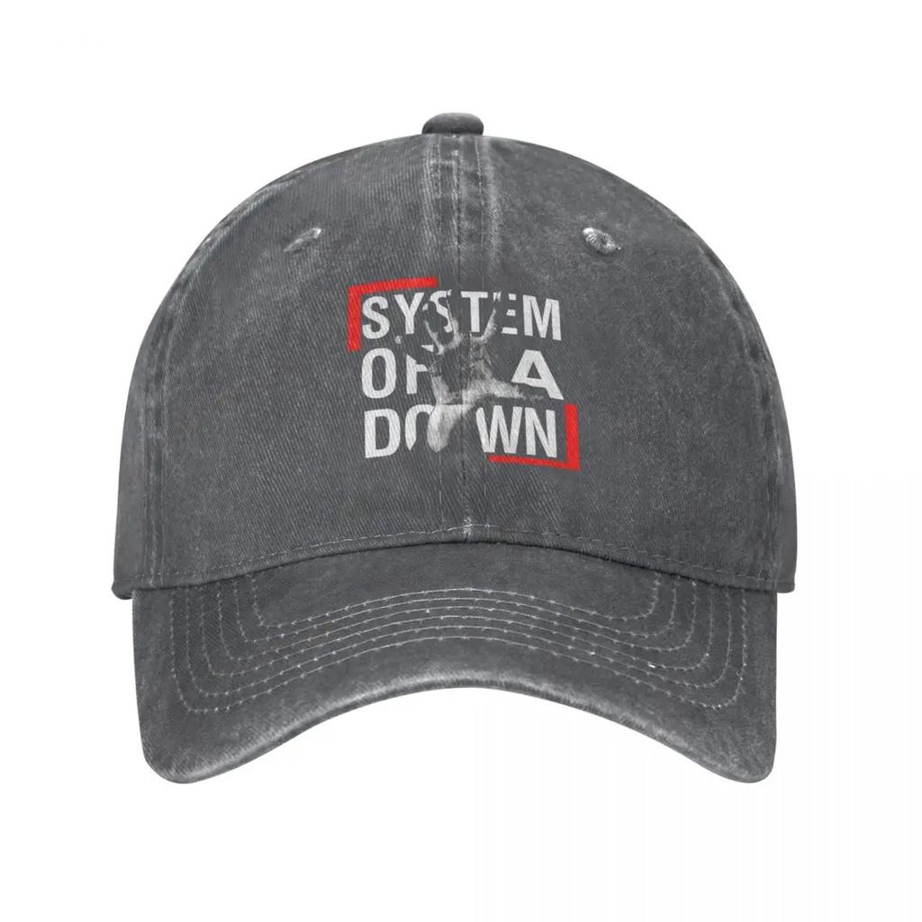 2026 Proud Band System Of A Down Baseball Cap Distressed Washed Metal Music Snapback Hat Unisex Outdoor Activities Adjustable Ha