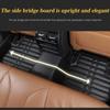 Car Accessories For Kia Stonic ~2024 KX1 Car LHD Floor Mats Waterproof Leather Panel Liner Carpet  Foot Part