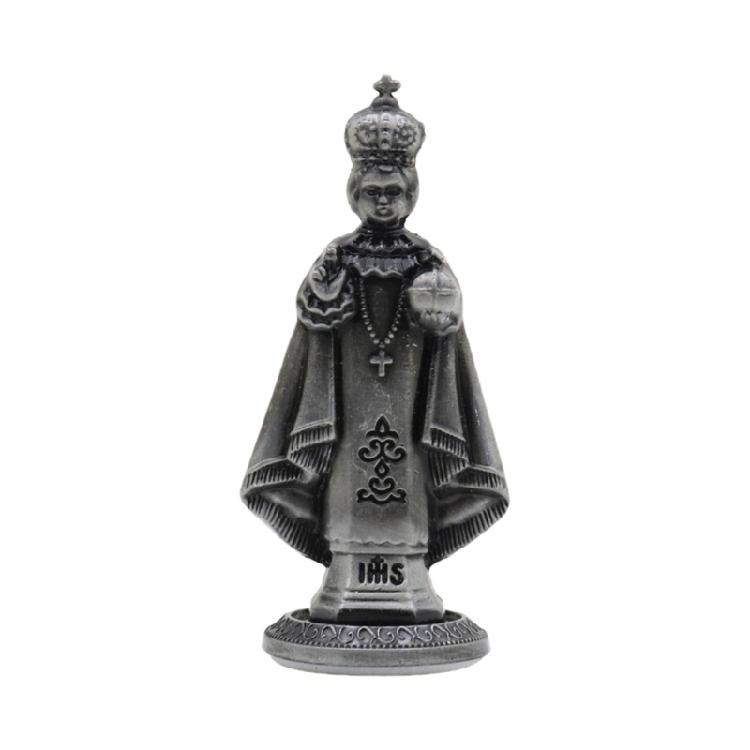 Vintage Designs Standing Maria Figurine Antique Metal Religous Figure Sculpture Miniature Ornament Spiritual Decoration