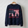 Remember and Honor Memorial Day Sweatshirt Men Women Crewneck Long Sleeve Pullover Patriotic Military Veteran Flag Gift Tops