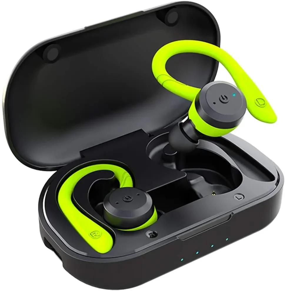 20 Hours Play Time Swimming Waterproof Bluetooth Earphone Dual Wear Sport Wireless Headset TWS Ipx7 Earbuds Stereo Headphone New