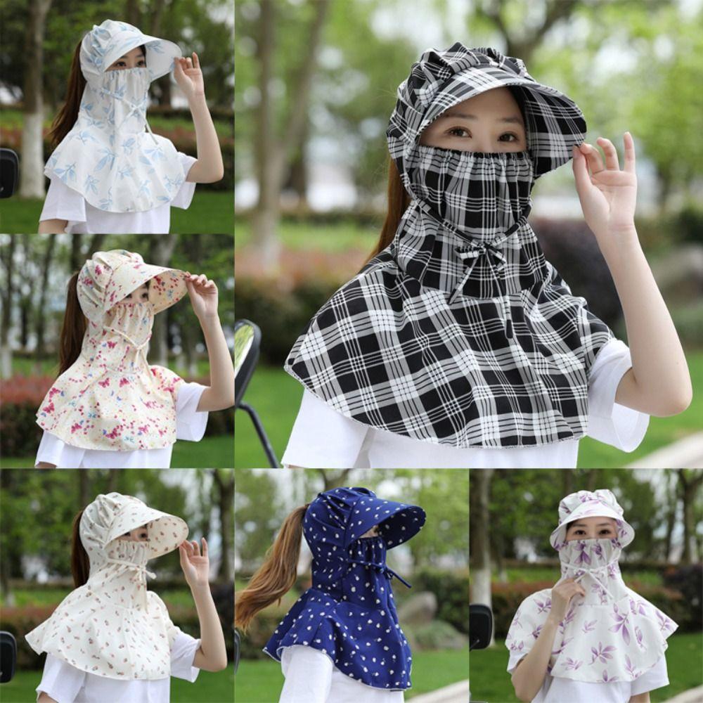 Quick Dry Face Mask Sun Hat Anti UV Fisherman Hat Fashion Face Cover Headwear Summer