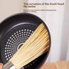 Bamboo pot brush, solid wood handle, kitchen household pot and bowl brush artifact, pot washing bamboo brush, pot washing cleaning brush