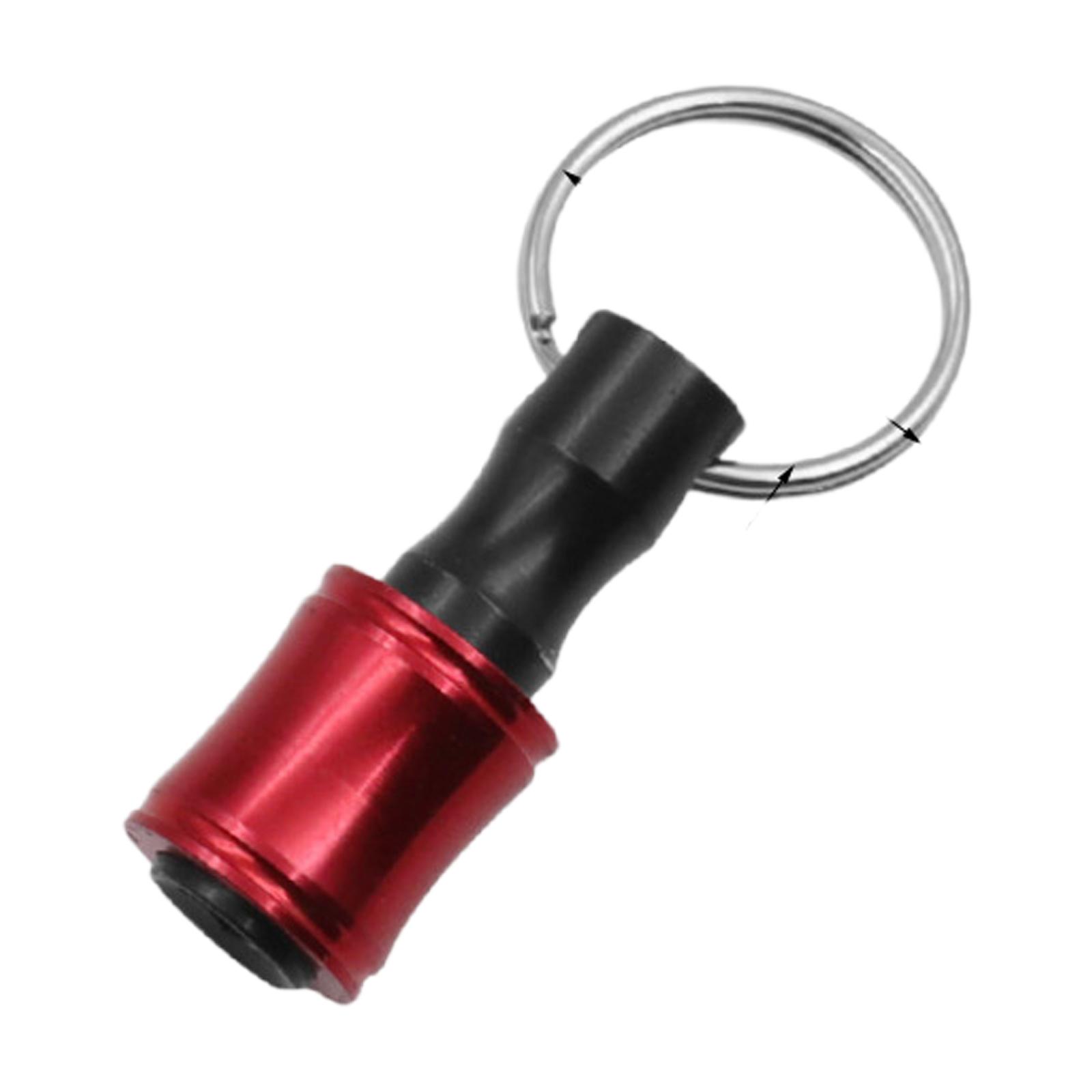 

1/4Inch Hex Shank Steel Screwdriver Bit Holder Quick Changes Extension Bar Keychain Drill Bit Socket Adapter Tool Gift красный