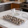 20pcs Quail Egg Cartons 30-Grids PVC Carton Trays for Quail Eggs High Transparency Food Packaging Supplies for Home Restaurant