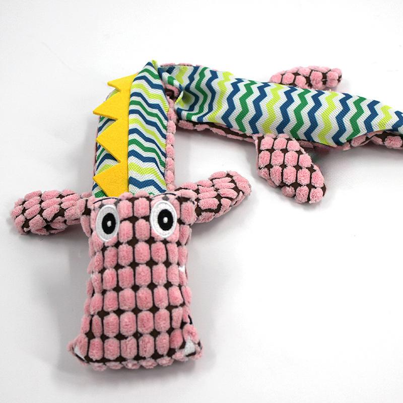 Plush Crocodile Dog Toys, Large Dog Toys, Unbreakable Teeth Grinding and Teeth Cleaning Dog Toys