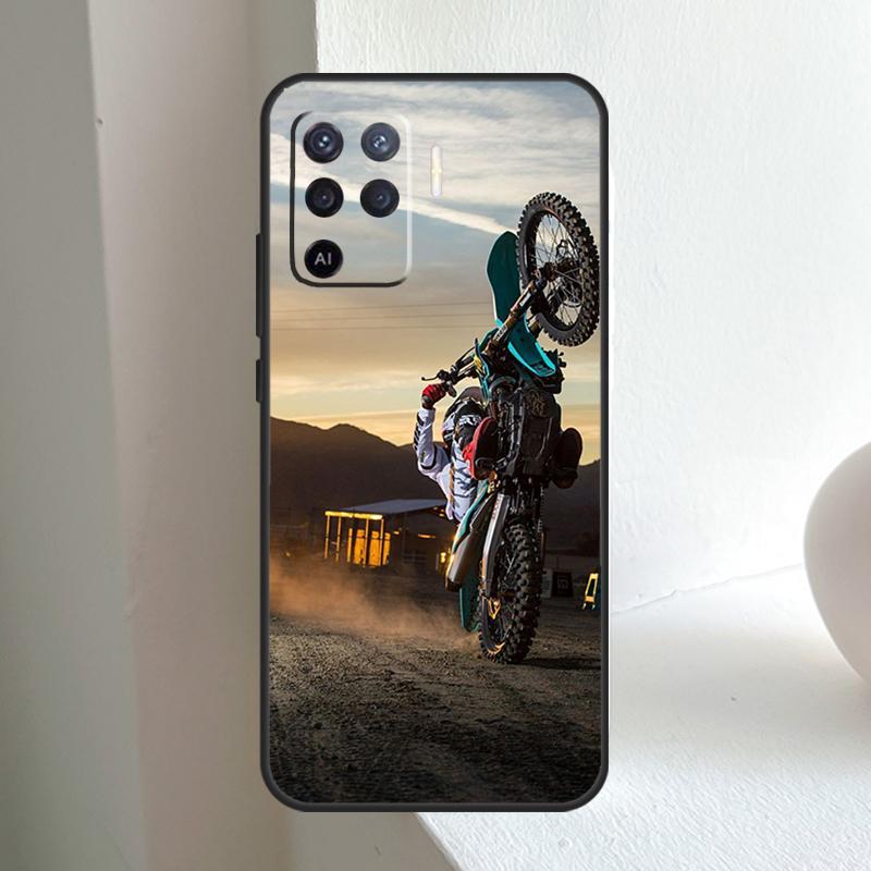 Moto Cross Motorcycle Sports For OPPO A78 A98 A18 A38 A58 A5 A6 Pro A15 A17 A57 A16 A76 A96 A54 A74 A94 A40 A60 A80 Case
