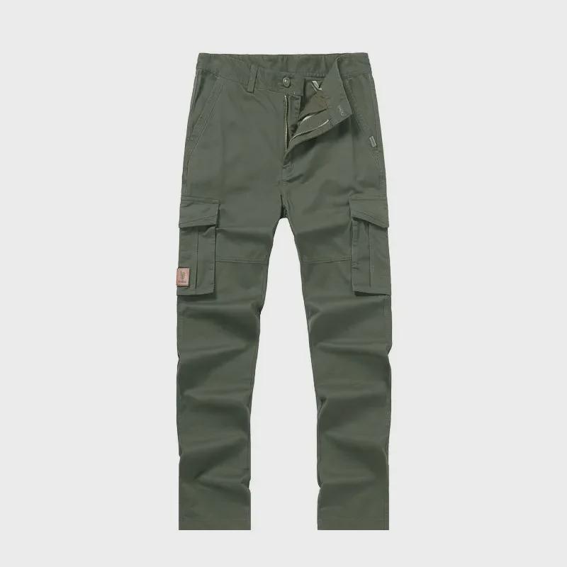 Men’s Pure Cotton Multi-Pocket Workwear Trousers - Spring/Autumn Style