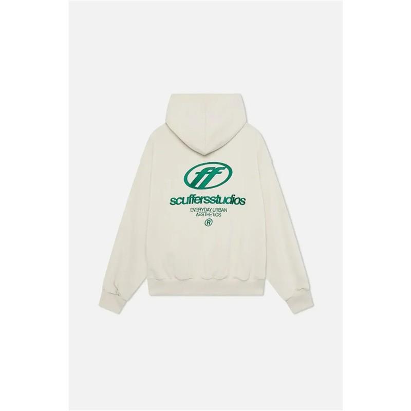 High Street Gothic Hoodie Set Letter Print Loose Fit Sweatshirt Women