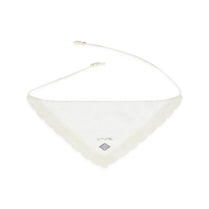 WXAC035 Hanabatake Lace Bandana (WHITE)