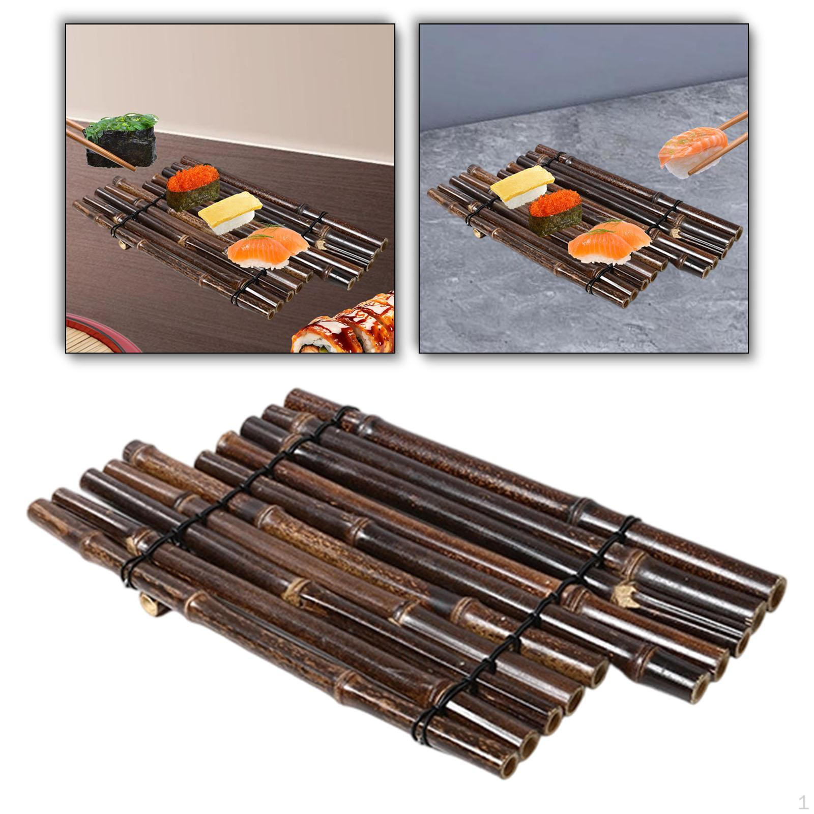 

Поднос для сервировки суши, демонстрационный столик для еды, бамбуковый плот, многофункциональная подставка для сашими, блюдо для печенья M