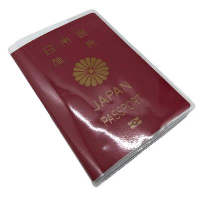 Set of 2 Passport Case Cover Holder Dustproof of 2 [A-CRAFT] Transparent, Semi-transparent, Waterproof, (Set Transparent)